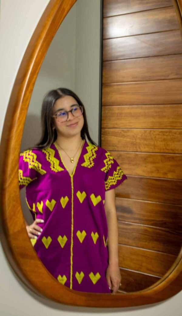 ❤️‍🔥 Huipil “Corazón de Fuego” – San Juan Colorado, Oaxaca