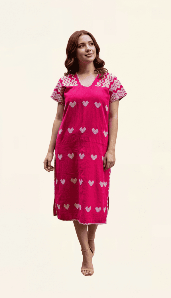 ☁️ Huipil “Corazón de Nube” – San Juan Colorado, Oaxaca