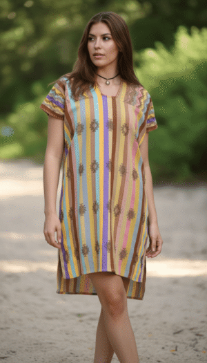 🌅 Huipil “Amanecer de la Tierra” – San Juan Colorado, Oaxaca