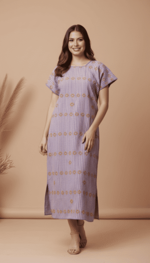 🌾 Huipil “Flores de Cosecha” – San Juan Colorado, Oaxaca