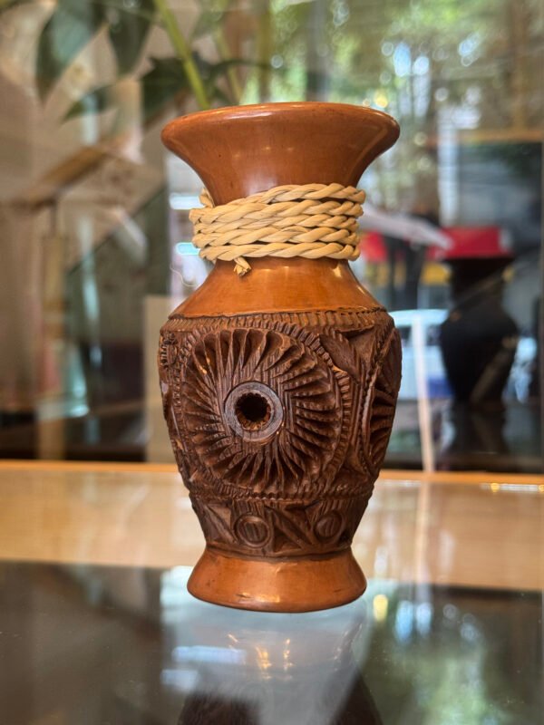 🌺 Violetero de Barro Rojo – San Bartolo Coyotepec, Oaxaca