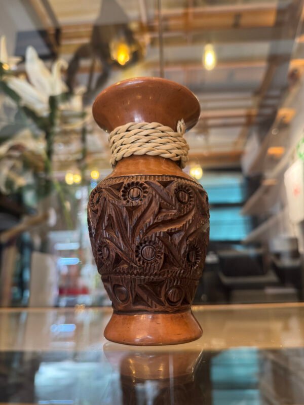 🌺 Violetero de Barro Rojo – San Bartolo Coyotepec, Oaxaca