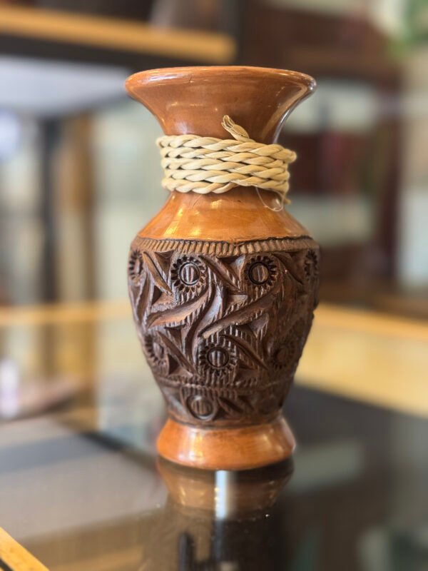 🌺 Violetero de Barro Rojo – San Bartolo Coyotepec, Oaxaca