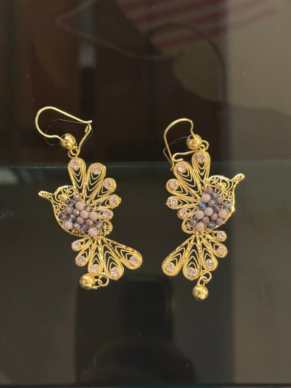 🕊️ Aretes “Ave del Amanecer” – Tehuantepec, Oaxaca