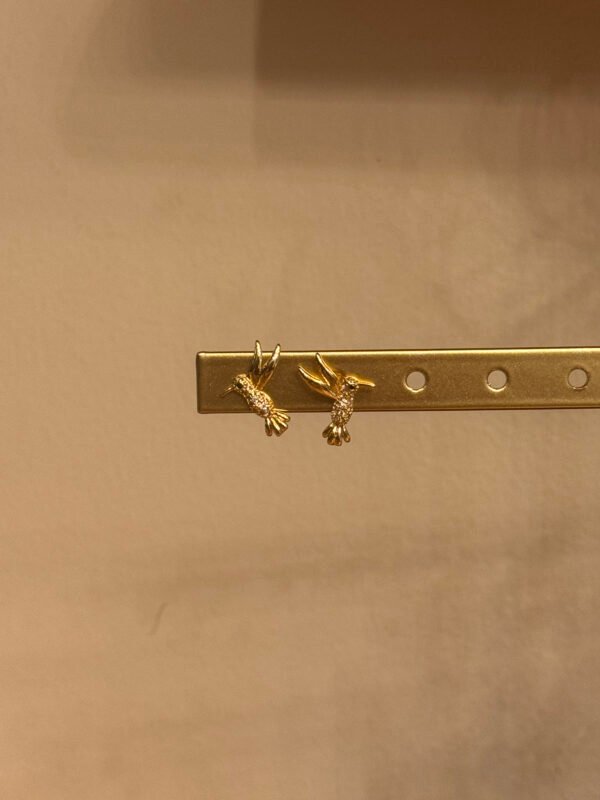 🕊️ Aretes “Colibrí del Istmo” – Tehuantepec, Oaxaca