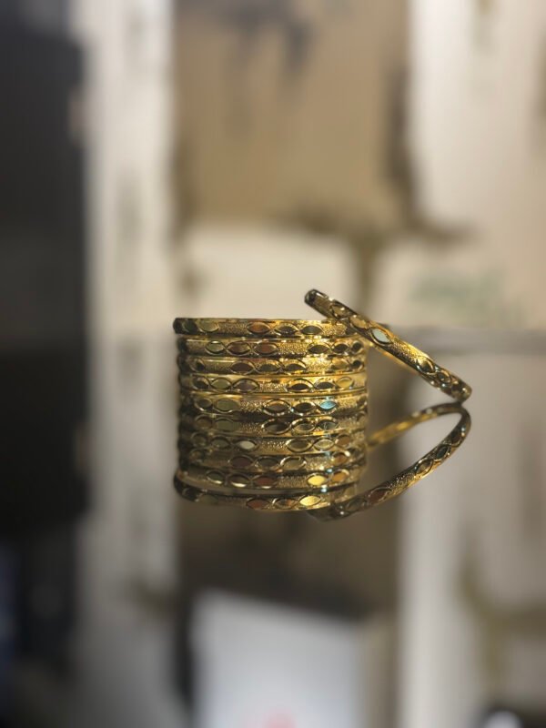 ✨ Juego de Pulseras “Oro del Istmo” – Tehuantepec, Oaxaca