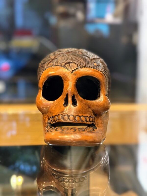 Craneo de Barro Rojo