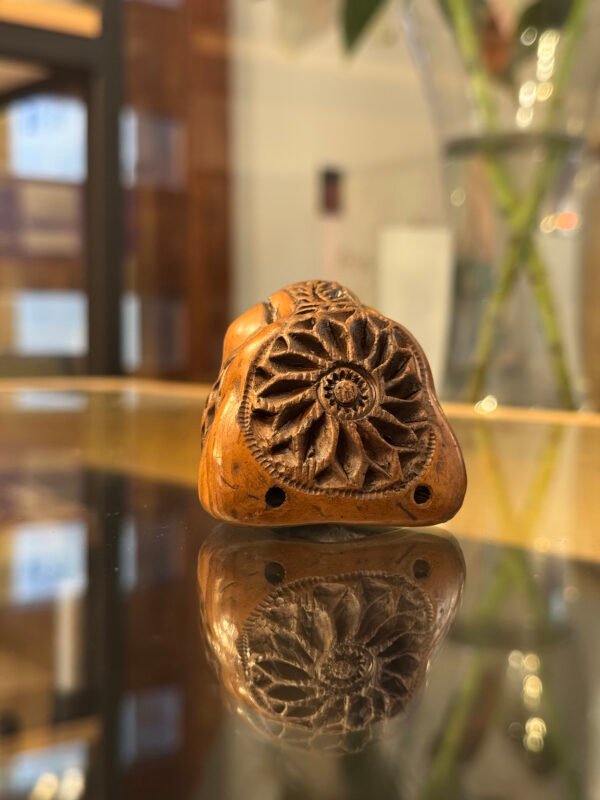 Jaguar del Fuego – Mini Escultura de Barro Rojo