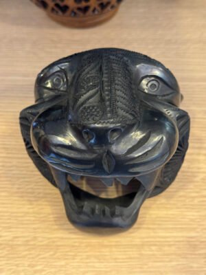 🔥 Jaguar de Barro Negro Grande – San Bartolo Coyotepec, Oaxaca