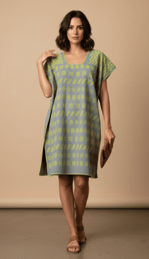 🌞 Huipil “Amarillo Brillante” – San Juan Colorado, Oaxaca