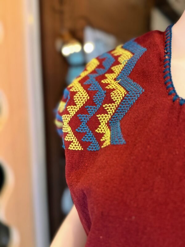 🍷 Huipil “Vino” – San Juan Colorado, Oaxaca