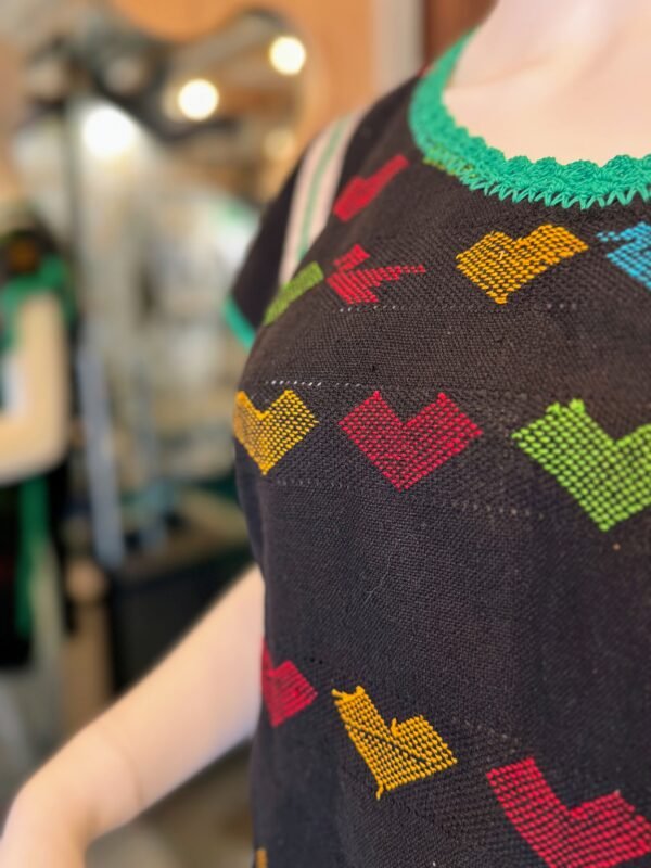 🖤 Blusa “Corazón de Obsidiana” – San Juan Colorado, Oaxaca