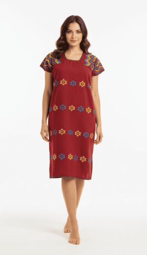 🍷 Huipil “Vino” – San Juan Colorado, Oaxaca