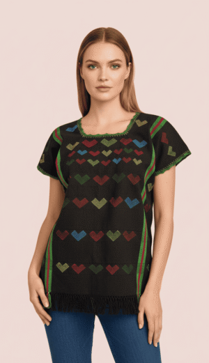 💛 Blusa “Luz de Tierra” – San Juan Colorado, Oaxaca