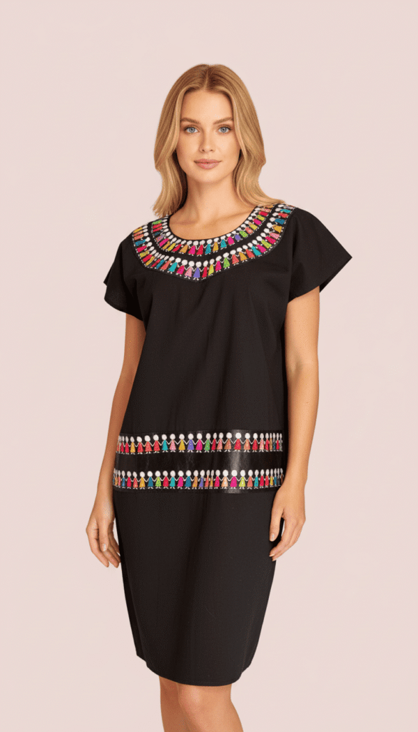 🖤 Huipil “Raíces Unidas” – San Juan Colorado, Oaxaca